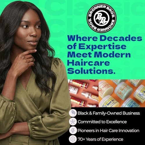 Bronner Bros BB Super Gro Max Maximum Strength Hair Dress & Scalp Treatment, Moisturizing Grease for Dry Scalp & Breakage Support, with Coconut Oil, Vitamins, Sage & Sulfur, For All Hair Types, 6 oz - görsel 14