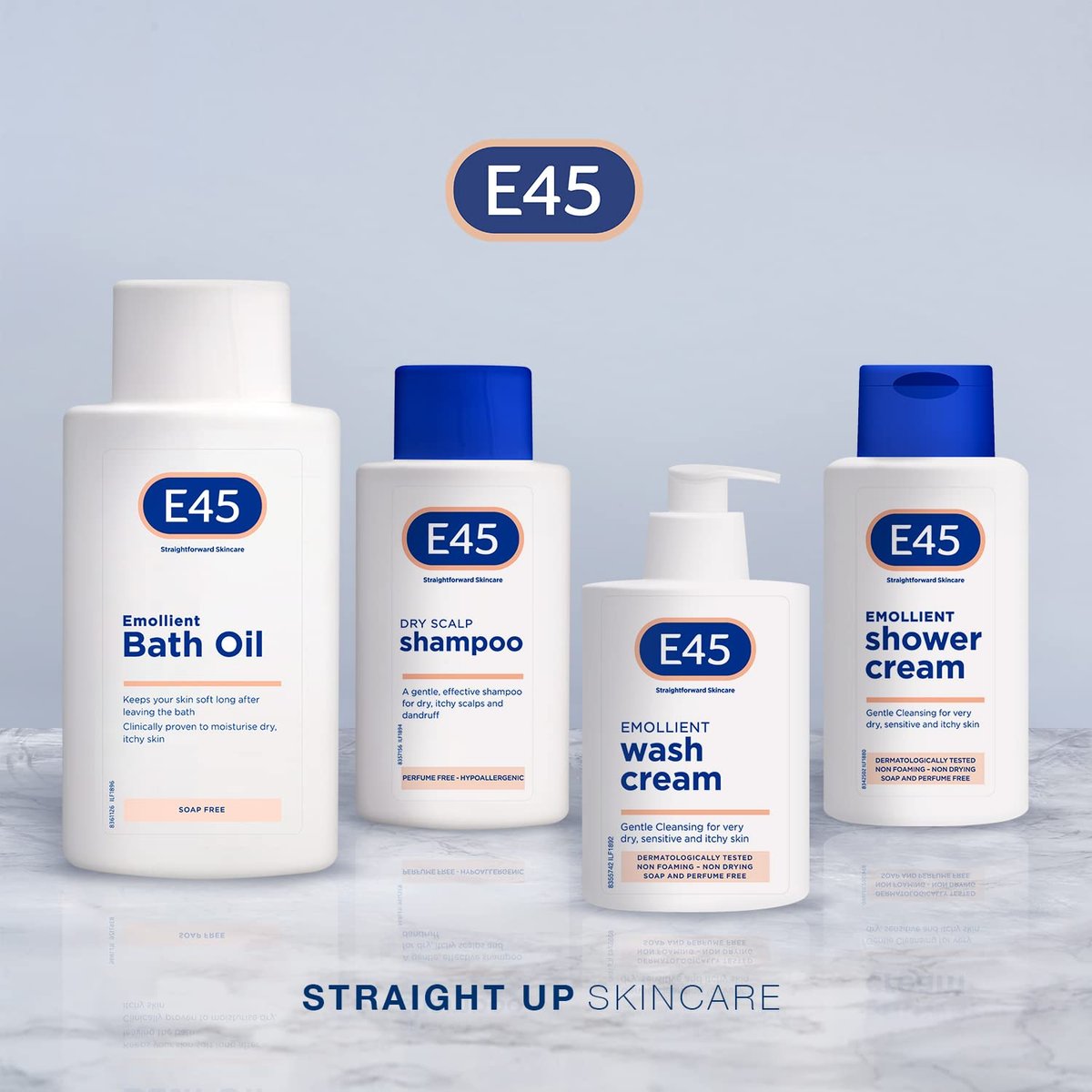 E45 Dermatological Dry Scalp Shampoo 200ml – Soothing Relief for Sensitive Scalps Avelisse