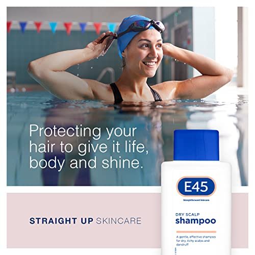 E45 Dermatological Dry Scalp Shampoo 200ml – Soothing Relief for Sensitive Scalps Avelisse