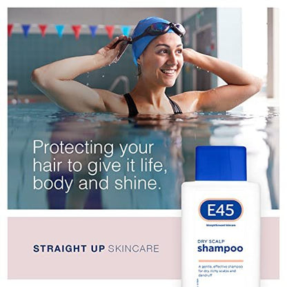 E45 Dermatological Dry Scalp Shampoo 200ml – Soothing Relief for Sensitive Scalps Avelisse