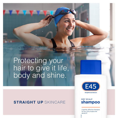 E45 Dermatological Dry Scalp Shampoo 200ml – Soothing Relief for Sensitive Scalps Avelisse