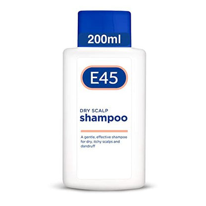 E45 Dermatological Dry Scalp Shampoo 200ml – Soothing Relief for Sensitive Scalps Avelisse