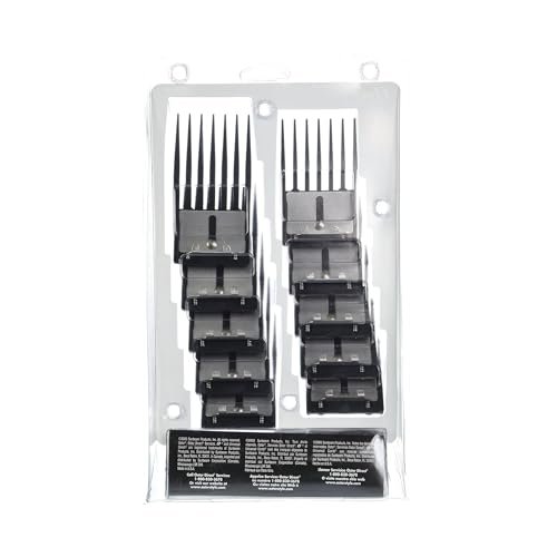 Oster Professional Universal Combs Pouch Set - 10 Piece Clipper Comb Guide Kit Avelisse