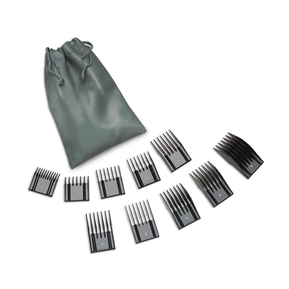 Oster Professional Universal Combs Pouch Set - 10 Piece Clipper Comb Guide Kit Avelisse