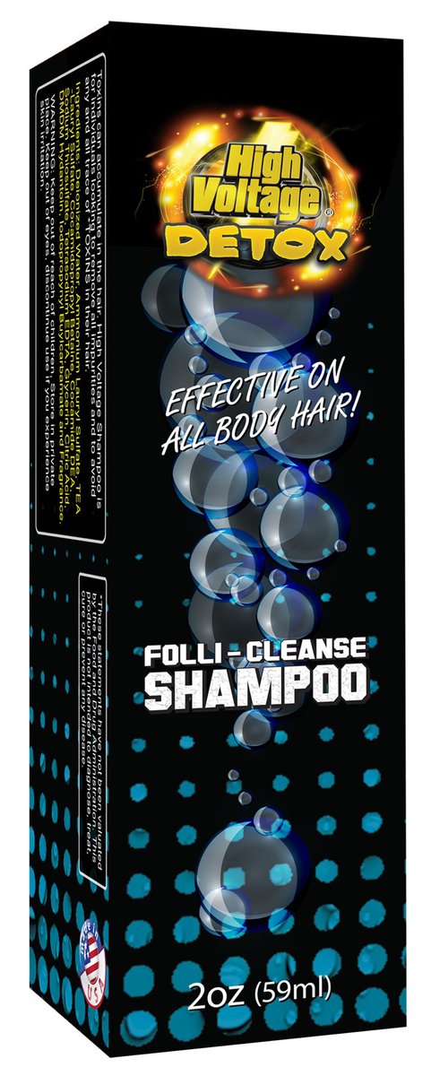 ppmarket High Voltage Hair Follicle Cleanser Detox Test Shampoo 3 - 2.01 Fl Oz Avelisse
