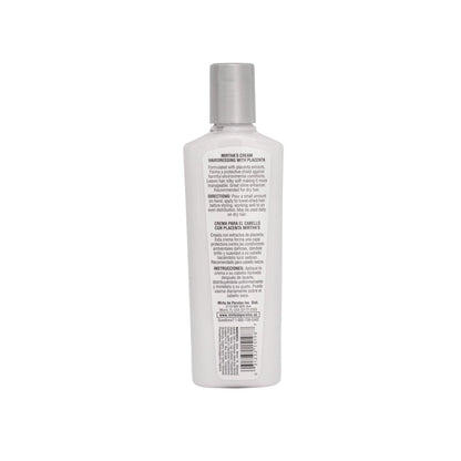 Mirta De Perales Cream Hairdressing with Placenta for Dry, Dull & Frizz-Prone Hair - Daily Styling Cream with Soy Placenta Extract & Mineral Oil - Restores Softness, Shine, Smoothness & Protection (8 oz) Avelisse