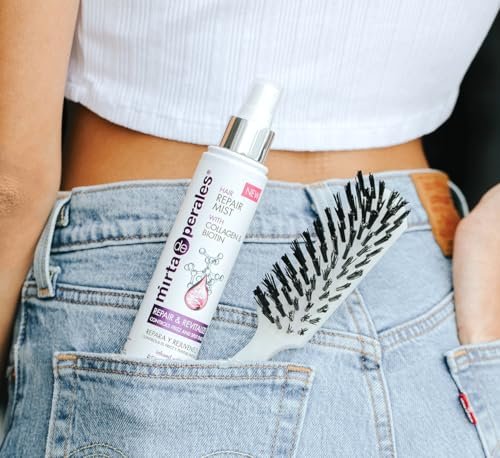 MIRTA DE PERALES Daily Hairbrush for Healthy, Shiny Hair | Professional Styling Brush with Firm Bristles Avelisse