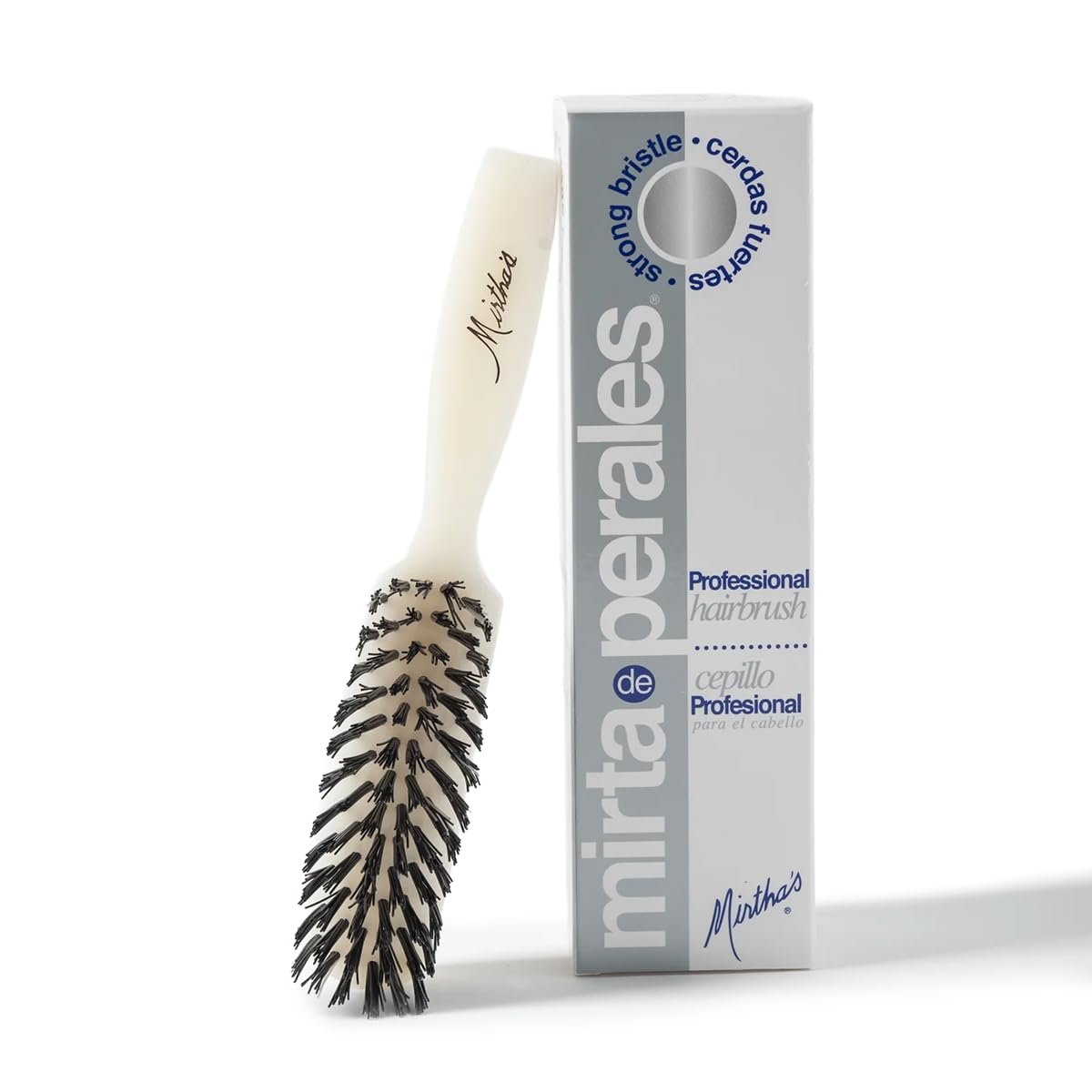 MIRTA DE PERALES Daily Hairbrush for Healthy, Shiny Hair | Professional Styling Brush with Firm Bristles Avelisse