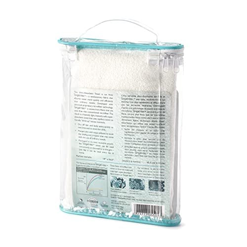 Ultra-Absorbent Quick-Dry Hair & Body Towel – Natural, 18" x 34.5" - görsel 3