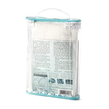 Ultra-Absorbent Quick-Dry Hair & Body Towel – Natural, 18" x 34.5"