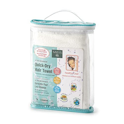 Ultra-Absorbent Quick-Dry Hair & Body Towel – Natural, 18" x 34.5"