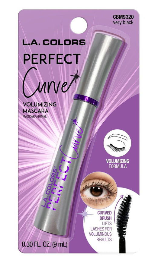 L.A. COLORS Perfect Curved Mascara - Black, 0.16 oz - Volumizing & Curling Formula
