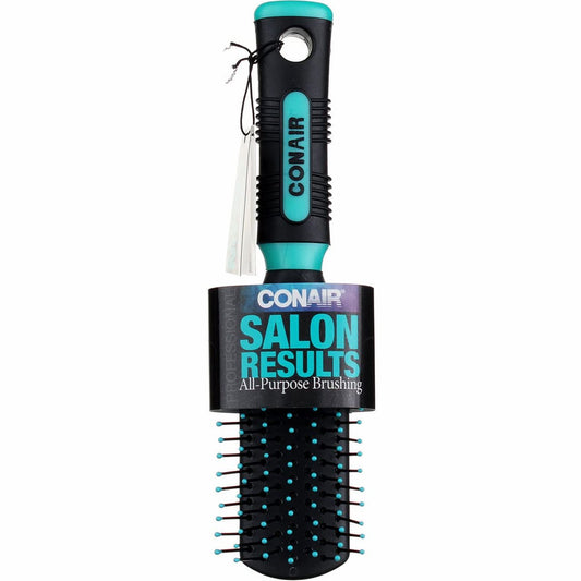 Conair Purse Style Brush - Compact Travel Hairbrush for On-the-Go Touch-Ups (Black) Avelisse