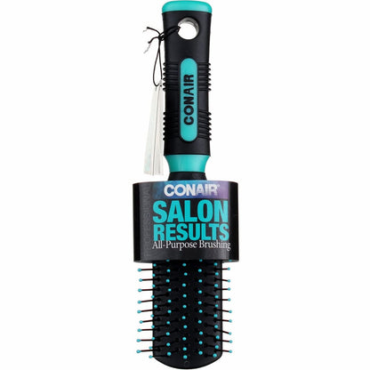 Conair Purse Style Brush - Compact Travel Hairbrush for On-the-Go Touch-Ups (Black) Avelisse