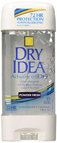 Dry Idea Clear Gel Antiperspirant/Deodorant, Powder Fresh - 3 oz - görsel 2