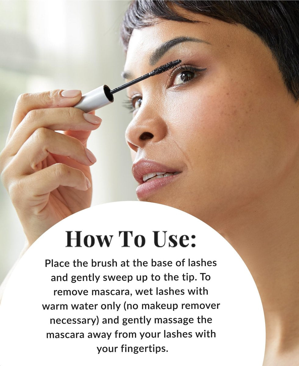 DHC Mascara Perfect Pro Double Protection - Water Resistant Lengthening Mascara with Tubing Technology, All-Day Wear, Black - görsel 14
