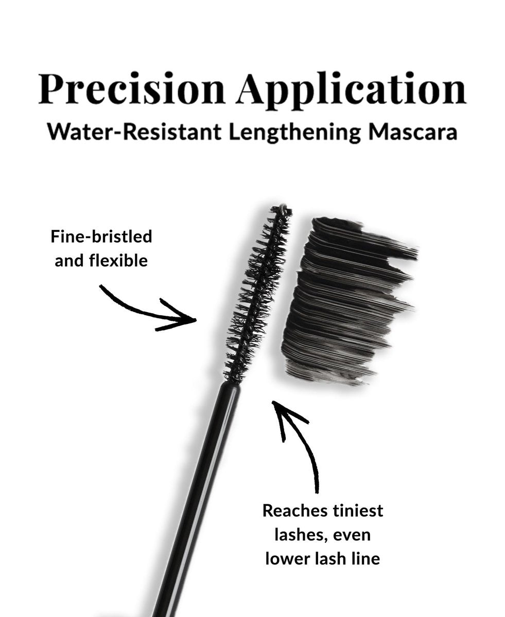 DHC Mascara Perfect Pro Double Protection - Water Resistant Lengthening Mascara with Tubing Technology, All-Day Wear, Black - görsel 6