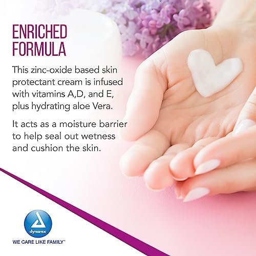 Dynarex DynaShield Skin Protectant Barrier Cream - Zinc Oxide Cream with Vitamins A, D, E, Aloe Vera - 4 oz Tube - görsel 10