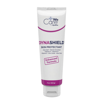 Dynarex DynaShield Skin Protectant Barrier Cream - Zinc Oxide Cream with Vitamins A, D, E, Aloe Vera - 4 oz Tube