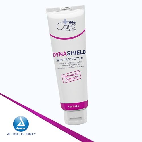 Dynarex DynaShield Skin Protectant Barrier Cream - Zinc Oxide Cream with Vitamins A, D, E, Aloe Vera - 4 oz Tube - görsel 14