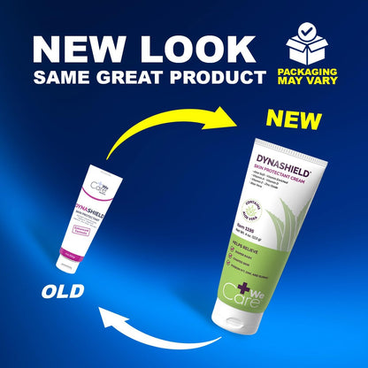 Dynarex DynaShield Skin Protectant Barrier Cream - Zinc Oxide Cream with Vitamins A, D, E, Aloe Vera - 4 oz Tube