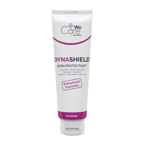 Dynarex DynaShield Skin Protectant Barrier Cream - Zinc Oxide Cream with Vitamins A, D, E, Aloe Vera - 4 oz Tube - görsel 2