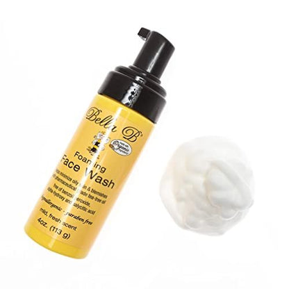 Bella B Foaming Face Wash - Pregnancy Safe Tea Tree Face Wash with Organic Ingredients, 4 oz