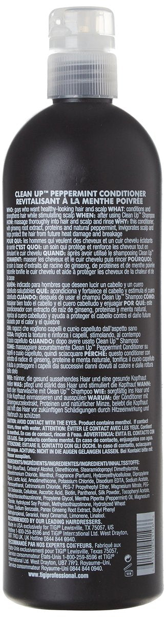 TIGI Bed Head B for Men Clean Up Peppermint Conditioner - 25.36 oz Avelisse