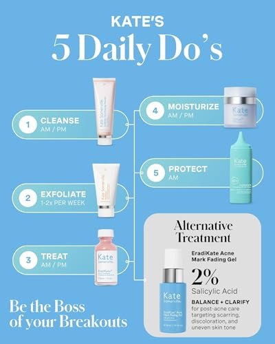 Kate Somerville EradiKate 10% Sulfur & BHA Acne Treatment – Medicated Pimple Cream & Drying Lotion for Blackheads, 1 Fl Oz Avelisse