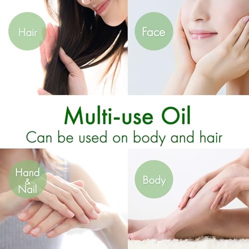 Oshima Tsubaki 100% Pure Camellia Seed Oil - Moisturizing Hair, Face, Skin & Nails - 2.03 fl oz (60ml) Avelisse