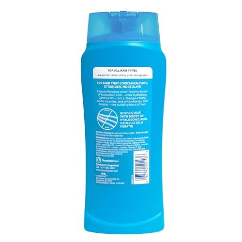 FINESSE Self Adjusting 2 in 1 Texture Enhancing Shampoo and Conditioner, 13 oz - görsel 4