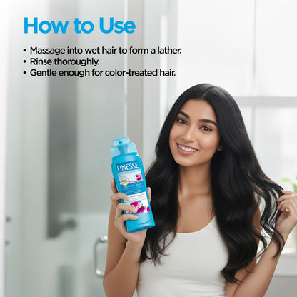FINESSE Self Adjusting 2 in 1 Texture Enhancing Shampoo and Conditioner, 13 oz