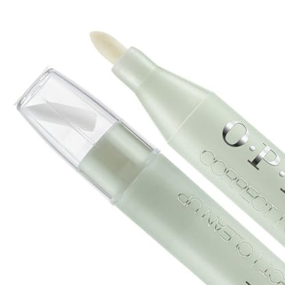 OPI Correct Clean Up Refillable Nail Polish Remover Corrector Pen - Gentle & Non-Drying Formula with Replacement Tip, 0.13 fl oz