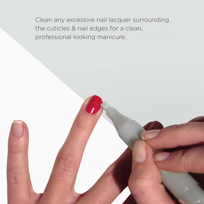 OPI Correct Clean Up Refillable Nail Polish Remover Corrector Pen - Gentle & Non-Drying Formula with Replacement Tip, 0.13 fl oz