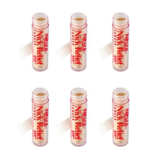 Infalab Nick Relief Styptic Powder - 6 Vials, Fast-Acting Nail & Skin Care for Minor Cuts Avelisse