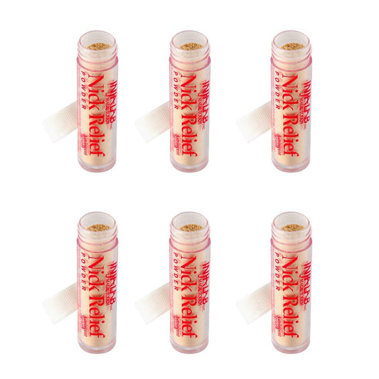 Infalab Nick Relief Styptic Powder - 6 Vials, Fast-Acting Nail & Skin Care for Minor Cuts Avelisse
