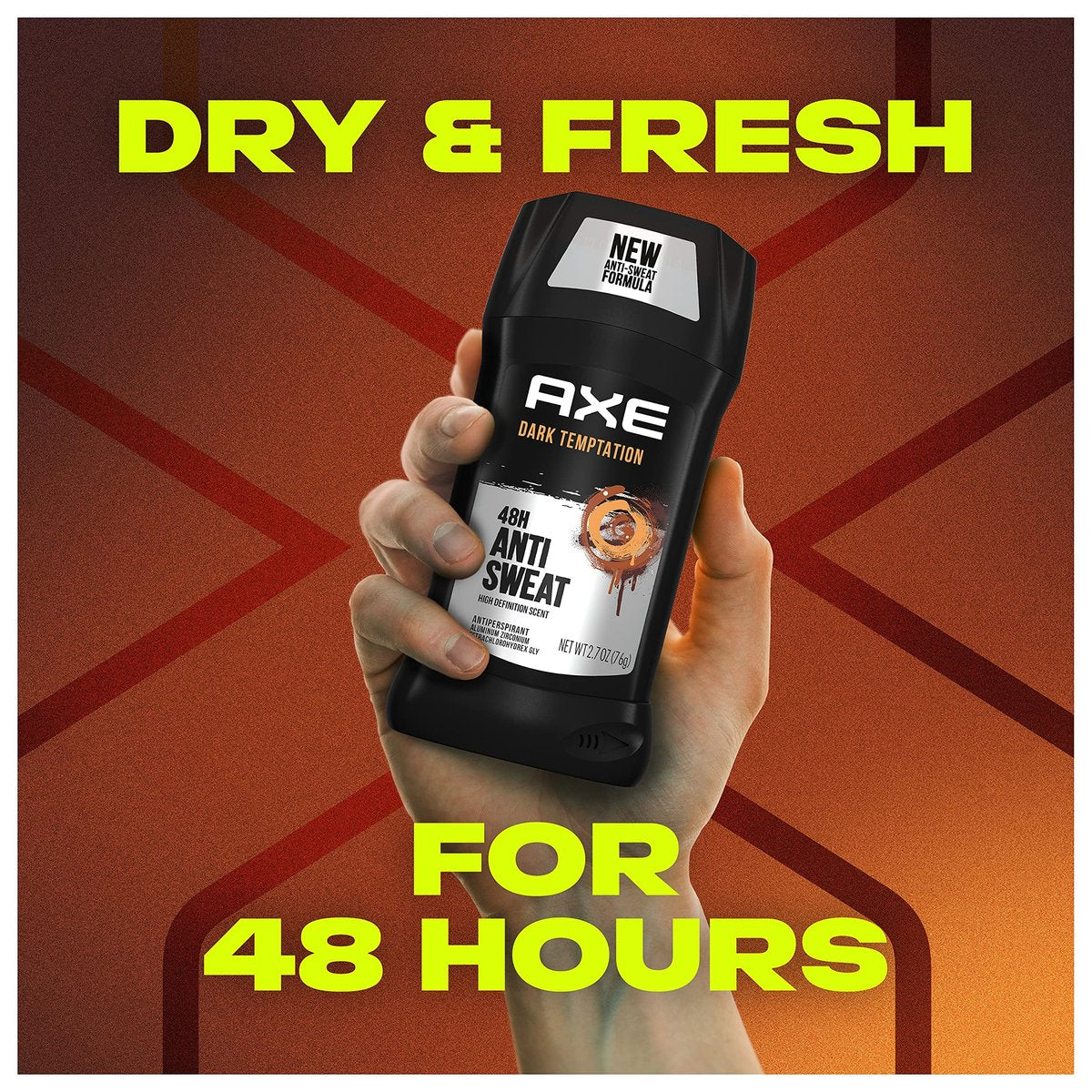 AXE Dark Temptation Antiperspirant Deodorant Stick for Men, 2.7 oz (Pack of 6) Avelisse