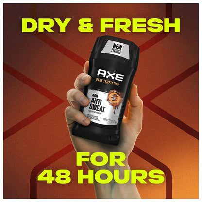 AXE Dark Temptation Antiperspirant Deodorant Stick for Men, 2.7 oz (Pack of 6) Avelisse