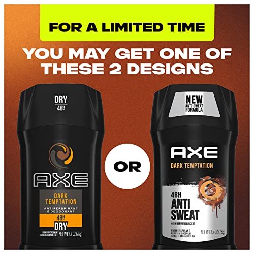 AXE Dark Temptation Antiperspirant Deodorant Stick for Men, 2.7 oz (Pack of 6) Avelisse