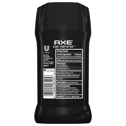 AXE Dark Temptation Antiperspirant Deodorant Stick for Men, 2.7 oz (Pack of 6) Avelisse