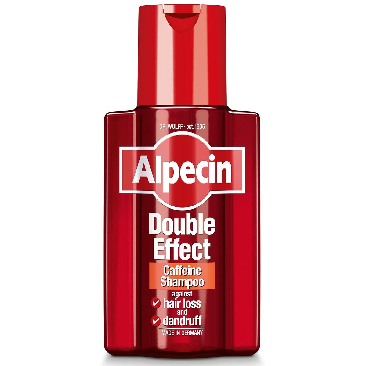 Alpecin Double Effect Shampoo - Caffeine-Based Hair Growth Shampoo for Men, 200ml Avelisse