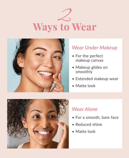 DHC Velvet Skin Coat Mattifying Makeup Primer – Minimizes Pores, Fine Lines & Imperfections for All Skin Types