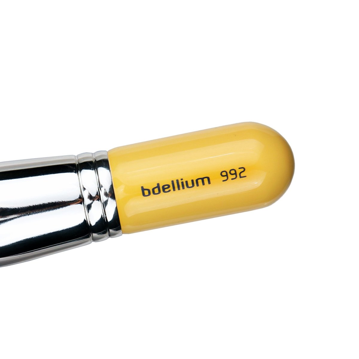 Bdellium Tools Professional Makeup Brush - Studio Series 992 Bronzer Brush - Soft Synthetic & Natural Mixed Fibers for Even Bronzer Application (Yellow) - görsel 5