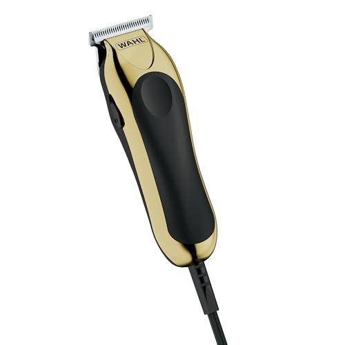Wahl T-Pro Corded Compact Men's Beard Trimmer with Diamond Finished T Blade - Bump Free Precision Outlining, Detailing & Trimming (Model 9307-300) Avelisse