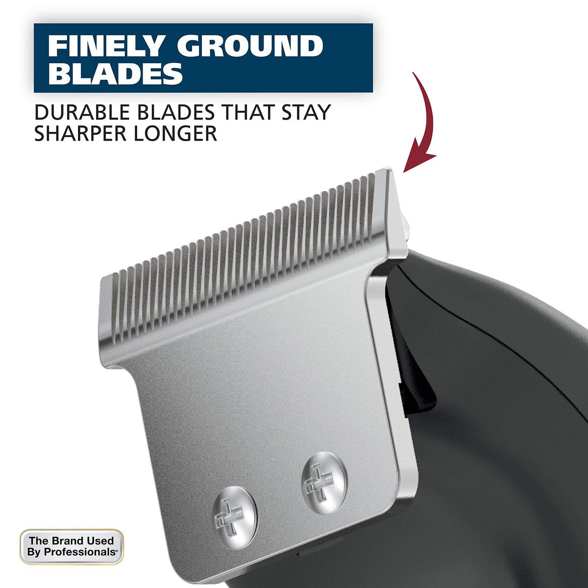 Wahl T-Pro Corded Compact Men's Beard Trimmer with Diamond Finished T Blade - Bump Free Precision Outlining, Detailing & Trimming (Model 9307-300) Avelisse