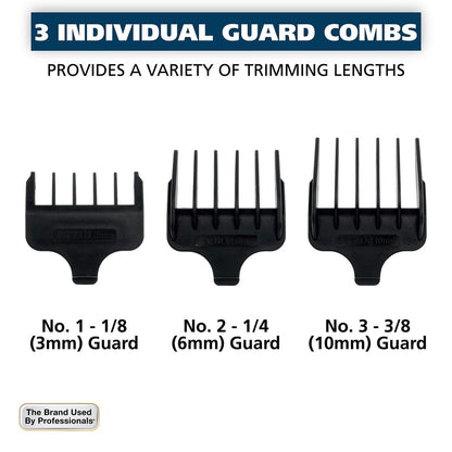 Wahl T-Pro Corded Compact Men's Beard Trimmer with Diamond Finished T Blade - Bump Free Precision Outlining, Detailing & Trimming (Model 9307-300) Avelisse