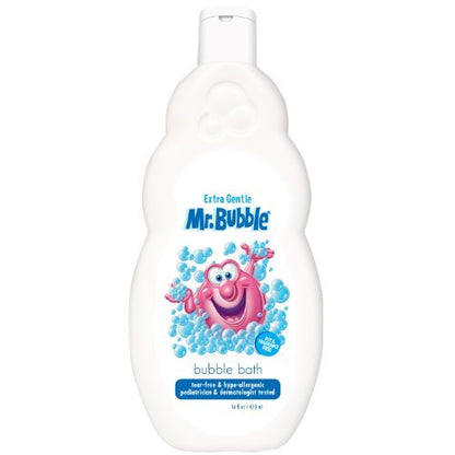 Mr. Bubble Extra Gentle Bubble Bath for Kids, 16 oz - Tear-Free & Hypoallergenic Avelisse