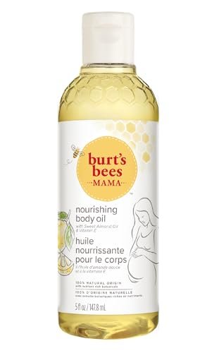 Burt's Bees Mama Body Oil with Vitamin E, 100% Natural Origin, 5 Fl Oz