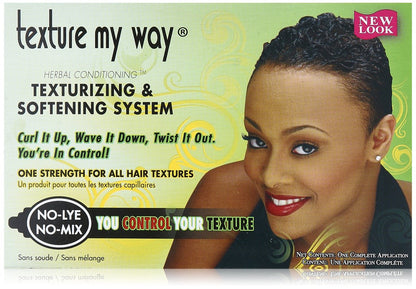 Africa's Best Organics My Way No-Lye Organic Conditioning Texturizing System (5 Piece Set) Avelisse