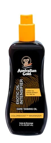 Australian Gold Dark Tanning Exotic Oil with Carrot Extract, 8 Fl Oz Avelisse